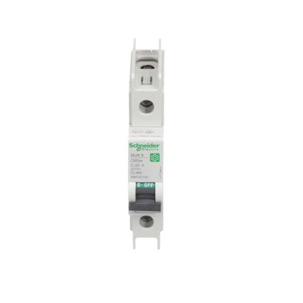 Front view of circuit breaker